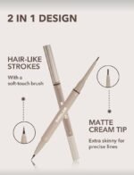 ⁦2-In-1 Brow Pencil-Chocolate⁩ - الصورة ⁦3⁩