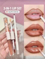 Lip Liner And Lip Duo Set-Haute Cocoa 3-In-1