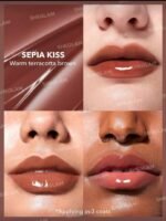 ⁦Pout-Perfect Shine Lip Plumper-Sepia Kiss⁩ - الصورة ⁦3⁩
