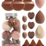 15pcs Makeup Sponge Set _Brown