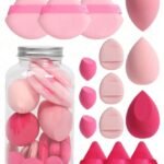15pcs Makeup Sponge Set_Hot Pink