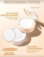 ⁦Ultra-Fine Blur & Lift Setting Powder Duo-Translucent⁩ - الصورة ⁦2⁩