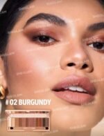 ⁦Burgundy Palette 12-Color Matte Eyeshadow Palette⁩ - الصورة ⁦3⁩