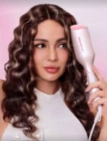 ⁦HAIR Cupid's Charm Beach Waver,Pink Ionic Hair Curler Curling Iron-25mm⁩ - الصورة ⁦3⁩